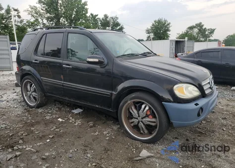 2002 Mercedes-Benz Ml 55 из США, поврежденный, VIN 4JGAB74E62A343045